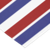 赤く白くおよび青のストライプのなテーブルクロス テーブルクロス (アングル)