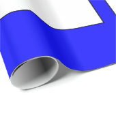 赤く白くおよび青のテーマの幸運なSevens ラッピングペーパー (ロールコーナー)