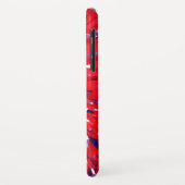 赤く白くおよび青のパーソナライズなiPhone XR、XS、XS Case-Mate iPhoneケース (裏面/左)