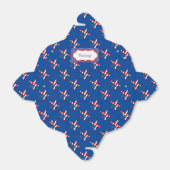 赤く白く及び青の愛国心が強い星の好意箱 フェイバーボックス (折り畳みなし)