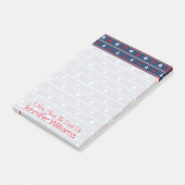 赤く白く及び青の航海のなパターン|はあなたの名前を加えます ポストイット (アングル)