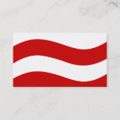 赤く白く及び青オハイオ州オハイオ州の地図の州の名刺 名刺 (裏面)