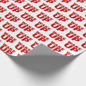 赤く目覚める ラッピングペーパー (角)