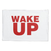 赤く目覚める 枕カバー (裏面)