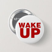 赤く目覚める 缶バッジ (正面&裏面)