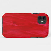 赤く継ぎ目が無い背景の抽象芸術および水彩画 Case-Mate iPhoneケース (裏面(横))