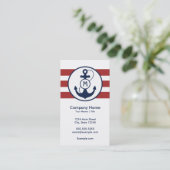 赤く航海のないかりのモノグラム 名刺 (スタンド正面)