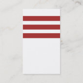 赤く航海のないかりのモノグラム 名刺 (裏面)