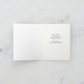 赤く航海のな青カニのパーソナライズなバースデー・カード カード (内部)