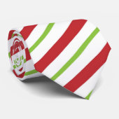 赤く、白いおよび緑クリスマスは斜めに縞で飾ります ネクタイ (ロール)