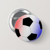 赤く、白い、及び青 缶バッジ (正面&裏面)