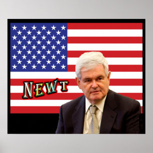 赤く、白いNEWT -及び青 ポスター