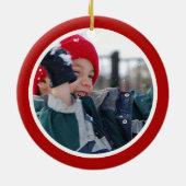 赤く、白両面 セラミックオーナメント (裏面)