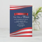 赤く、白及び醸造物の招待状 招待状 (スタンド正面)