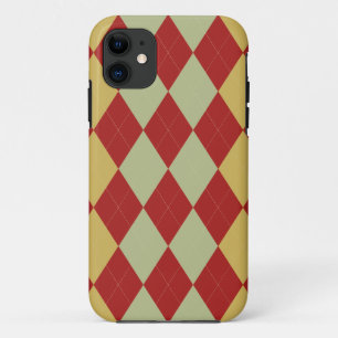 赤く、緑および黄色のArglyeのiPhone 5の箱 iPhone 11 ケース
