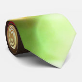 赤く、緑、金ゴールドの《写真》ぼけ味ライトおよびオーナメント ネクタイ (ロール)