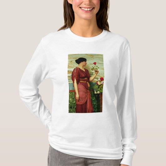 赤く、赤いバラ Tシャツ (正面)