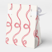 赤さくらんぼカップケーキピンクガールベビーシャワー フェイバーボックス (裏面サイド)