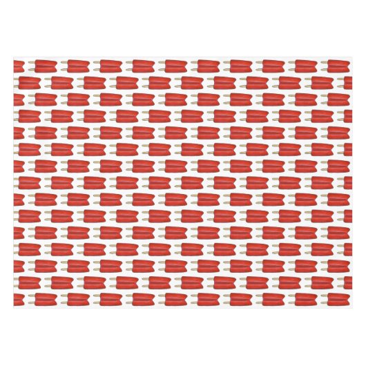 赤さくらんぼツイポップ・アートのンポプシクルアイスロリーサマーフード テーブルクロス (正面(横))