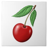 赤さくらんぼ果実 タイル (正面)