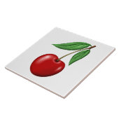 赤さくらんぼ果実 タイル (側面)
