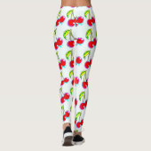 赤さくらんぼ白 レギンス (裏面)