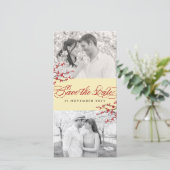 赤さくらんぼ花咲きアジア禅桜花写真 セーブザデート (スタンド正面)