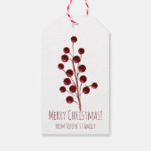 赤さくらんぼ ギフトタグ (裏面)