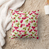 赤さくらんぼ。 クッション (ブランケット)