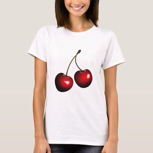 赤さくらんぼTシャツ Tシャツ (正面)
