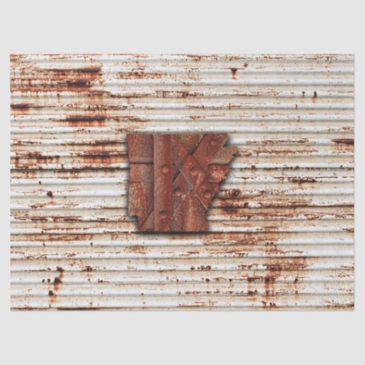 赤さびアーカンソーの形 薄葉紙 (正面)