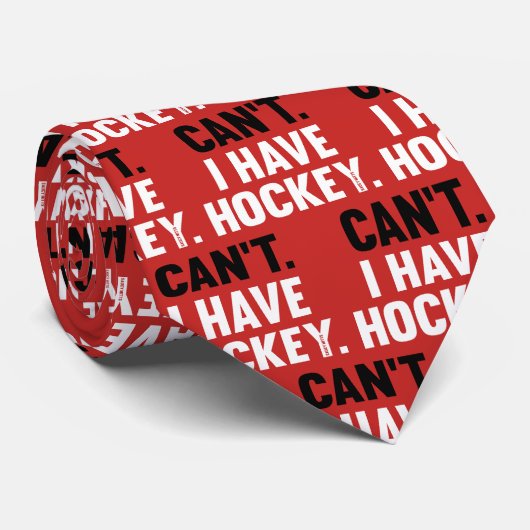 赤じゃホッケーの言い訳おもしろいができない ネクタイ (ロール)