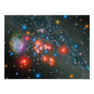赤すごい巨星団 フォトプリント           