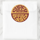 赤すごいHi-Fiシール ラウンドシール (バッグ)