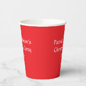 赤すてきと白のクリスマスパーティー: 紙コップ (左)