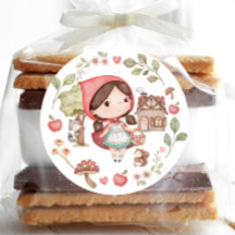 赤ずきんちゃんの愛らしいファンタジー