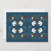 赤ずきんとオオカミの招待状 招待状 (裏面)