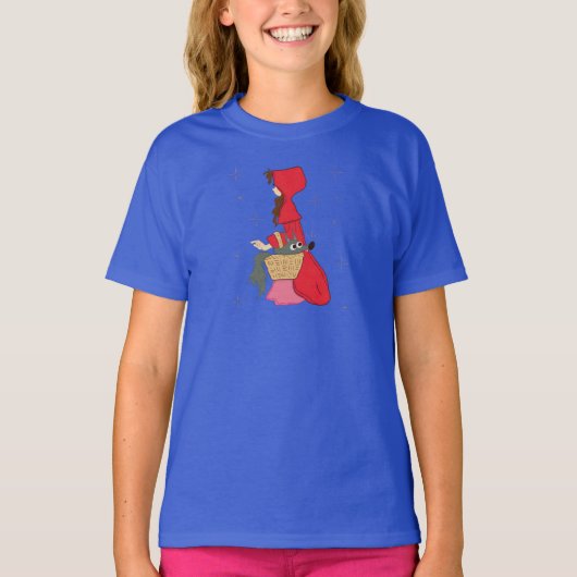 赤ずきんと籠の中の狼 Tシャツ (正面)