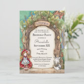 赤ずきんのカラフルな童話 招待状 (スタンド正面)