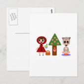 赤ずきんのピクニック ポストカード (正面/裏面)