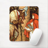 赤ずきんのファンタジーのおとぎ話 マウスパッド (マウス)