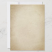 赤ずきんの童話物語の絵本 招待状 (裏面)