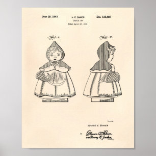赤ずきん1943のパテントの芸術古いPeper ポスター