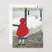 赤ずきん: どんな素晴らしい耳があるか! ポストカード (正面/裏面)