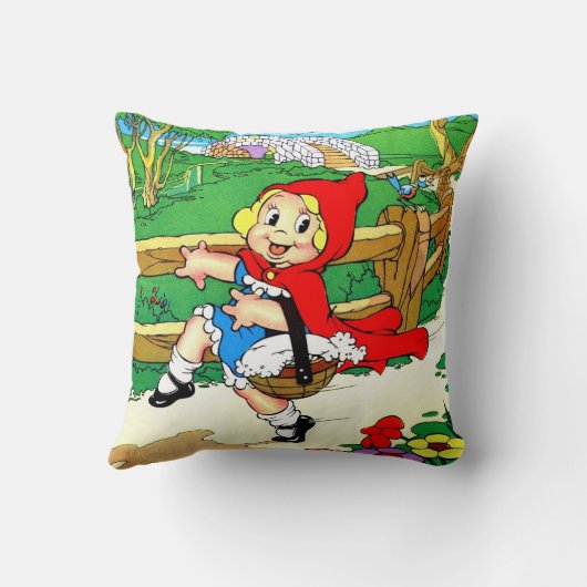 赤ずきん クッション (裏面)