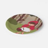 赤ずきん ペーパープレート (アングル)