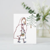 赤ずきん ポストカード (スタンド正面)