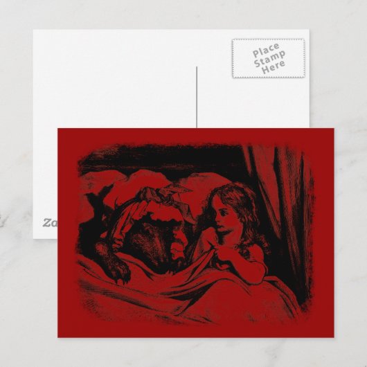 赤ずきん ポストカード (正面/裏面)