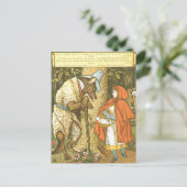 赤ずきん ポストカード (スタンド正面)