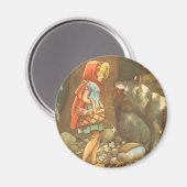 赤ずきん マグネット (正面/裏面)